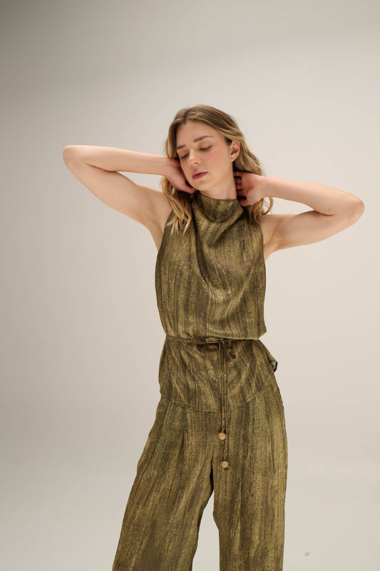 Vibeza Blouse-Lima Bambú