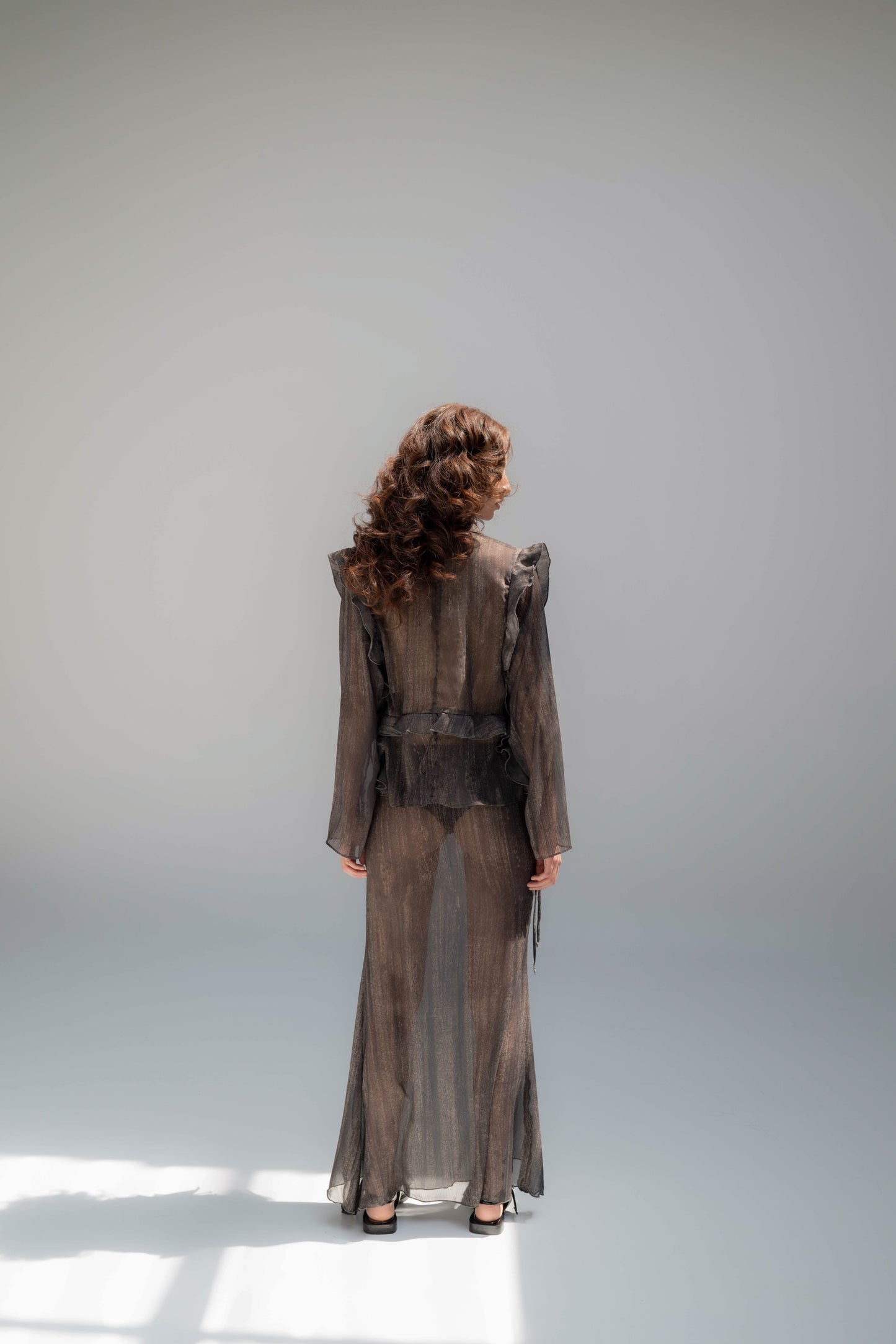 Lotus Skirt - Black Bambu