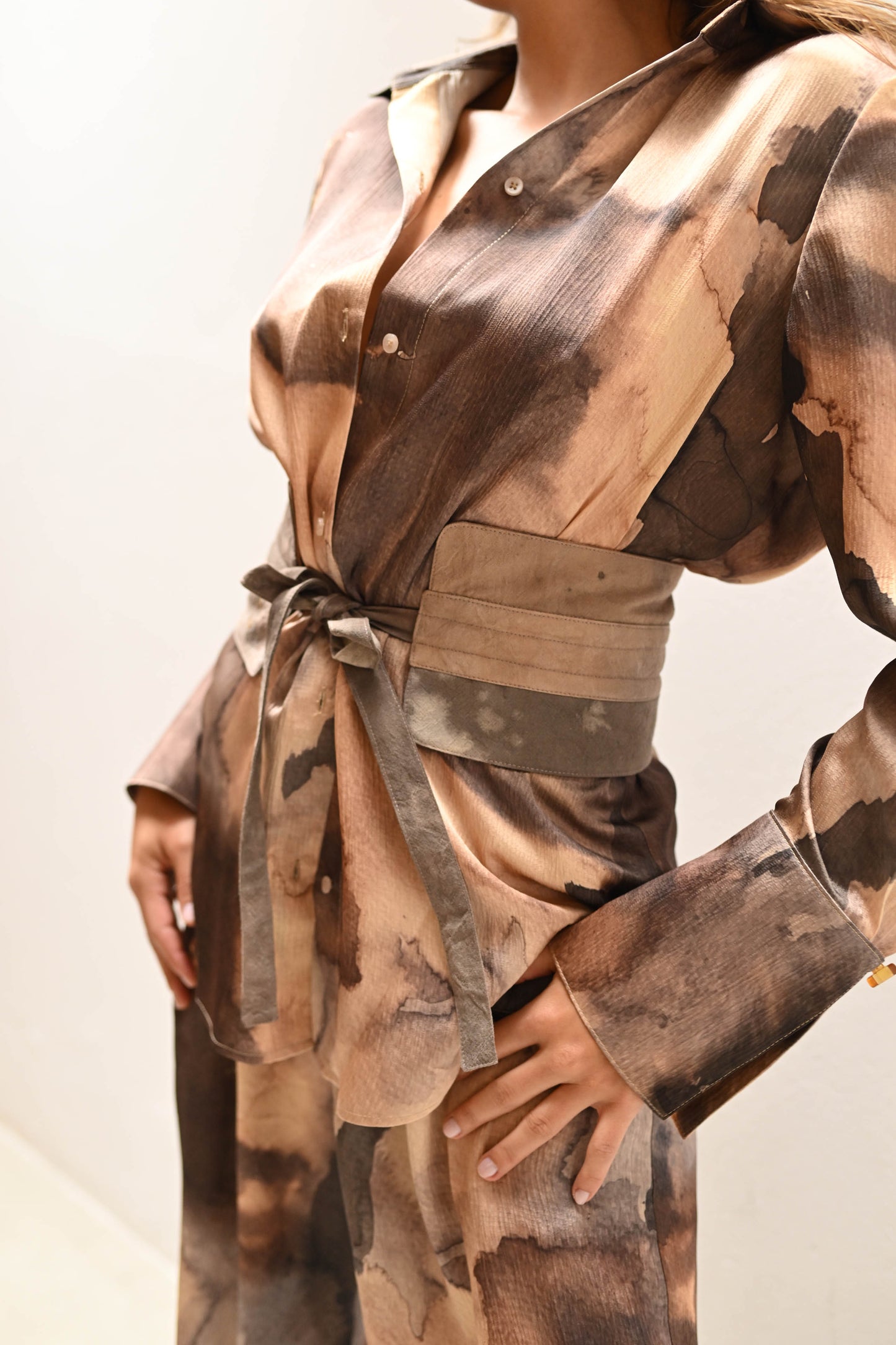 Acuarela Long Sleeve- Chestnut