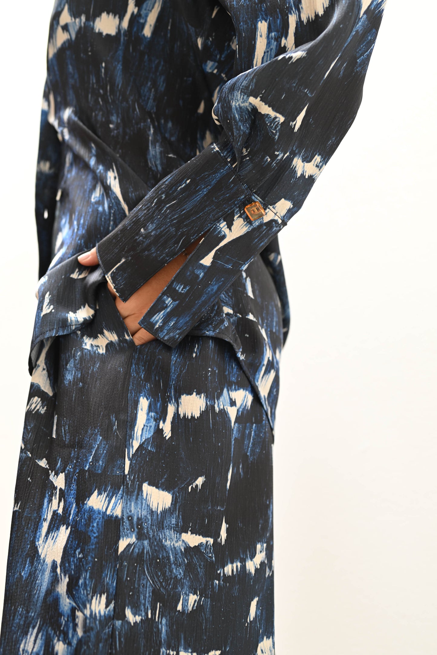 Acuarela Long Sleeve- Indigo
