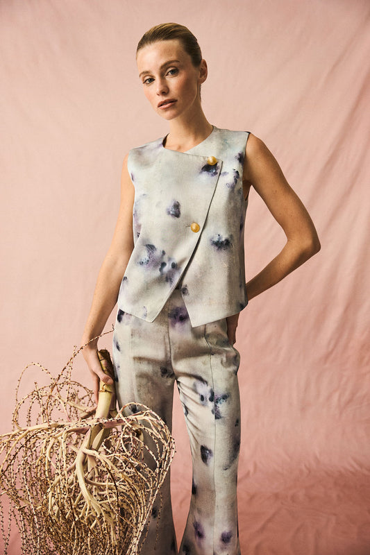 Claudia Vest-Wild Green