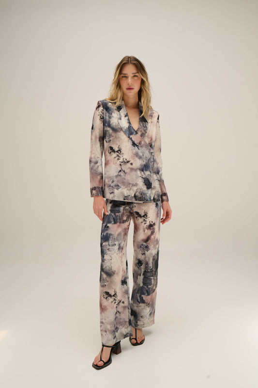 Jacquard Pants - Dust