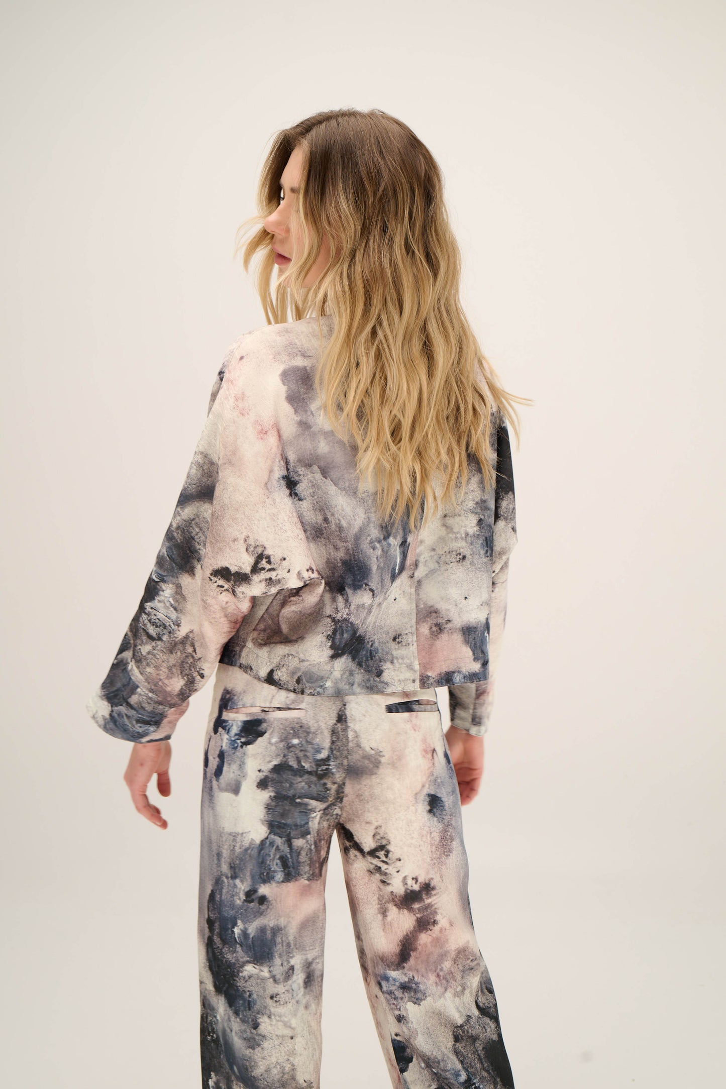 Jacquard Pants - Dust