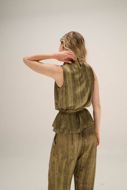 Acuarela Trousers-Lima Bambú