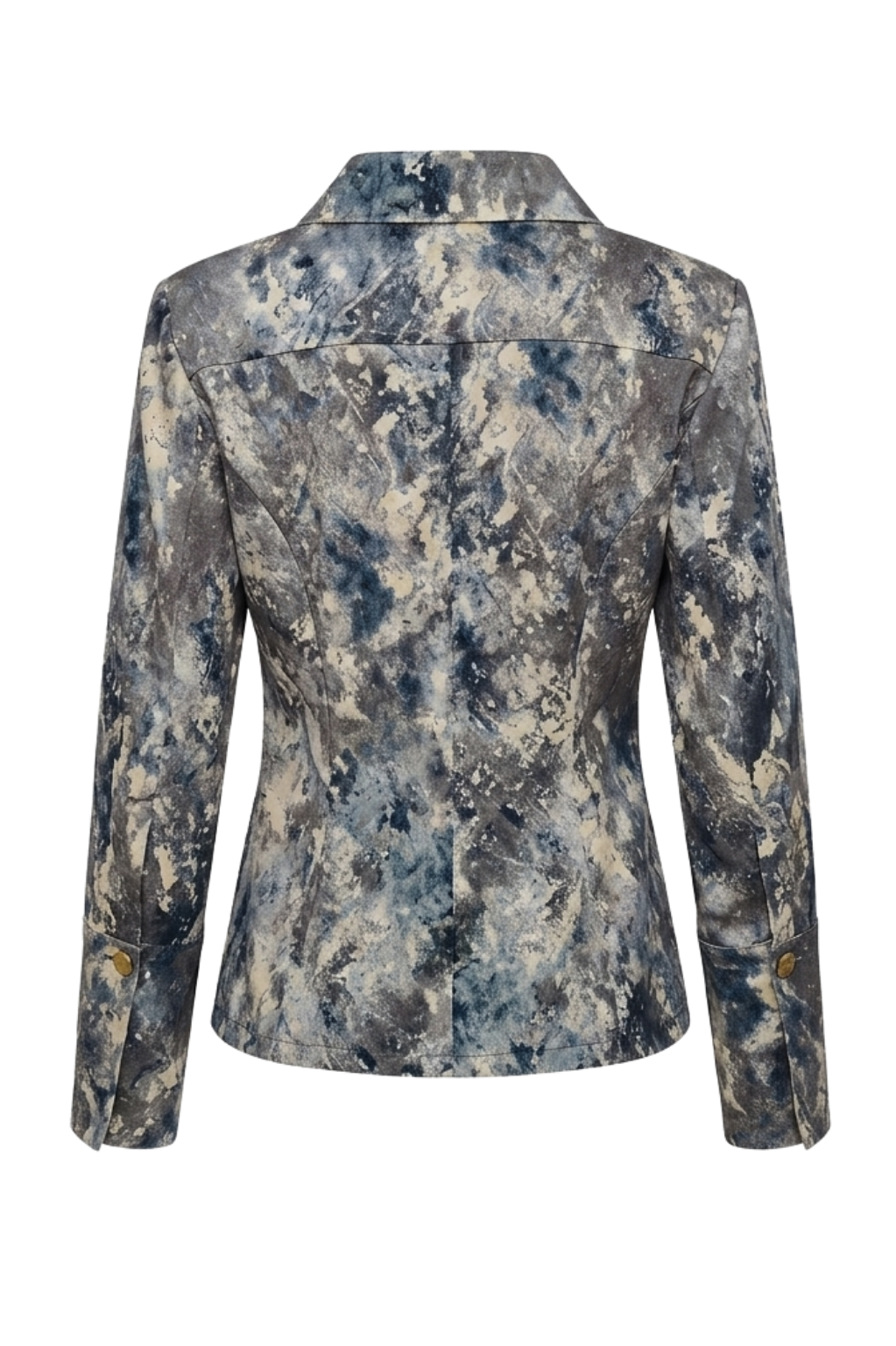 Long Sleeve Fit Blue Gray