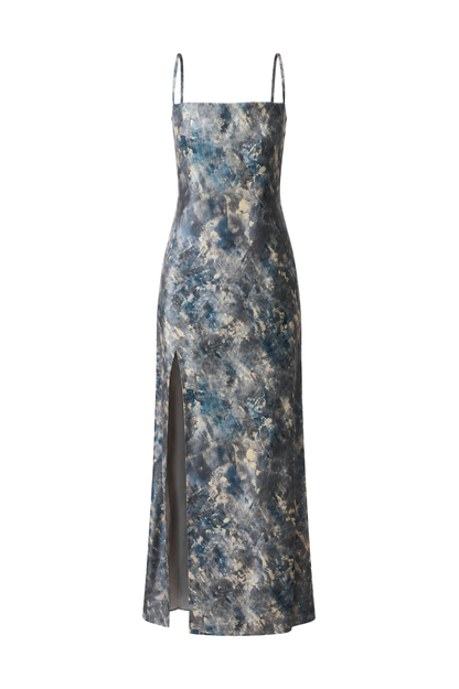 Sofía Dress Blue Gray