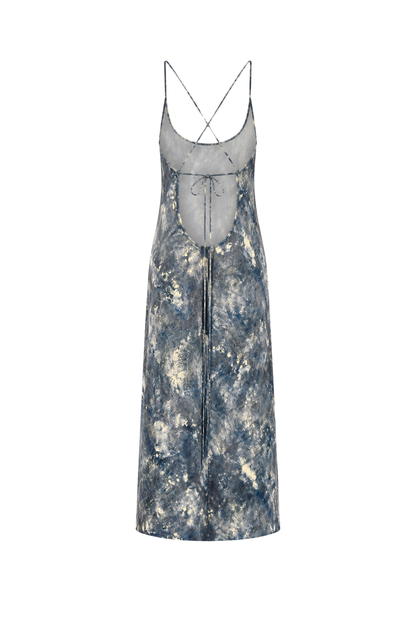 Sofía Dress Blue Gray