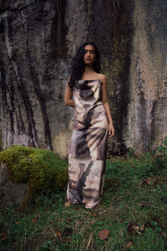 Vibeza Dress-Chestnut