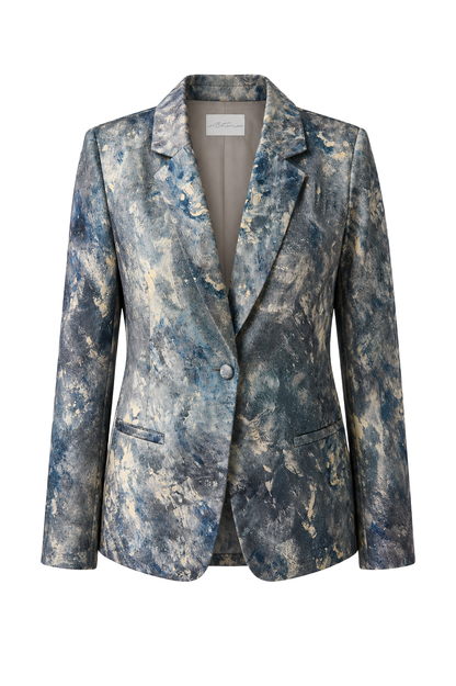 Grace Blazer Blue Gray