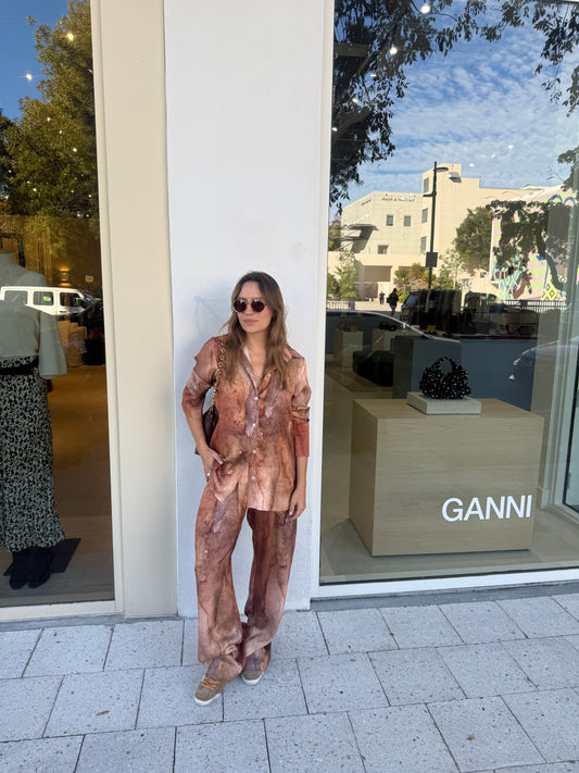 Acuarela Long Sleeve Terracotta