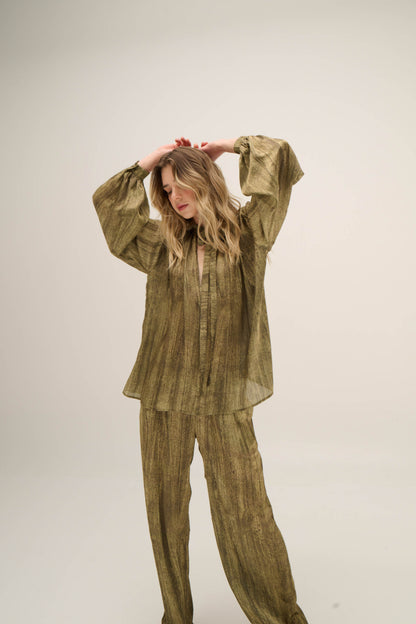 Tie Blouse - Lima