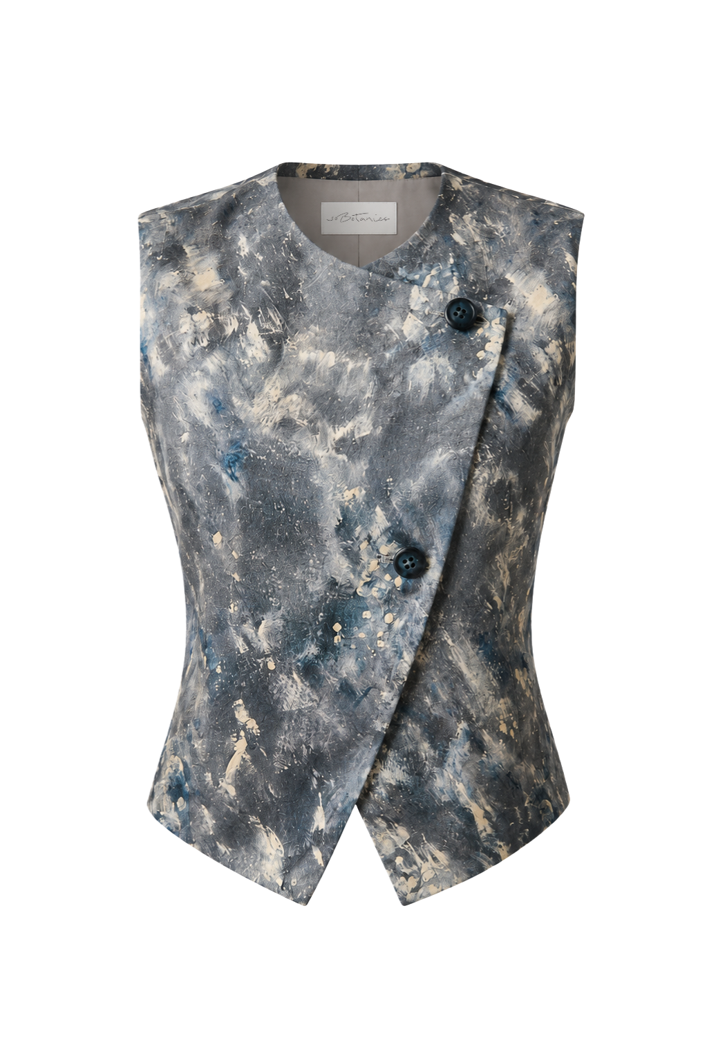 Claudia Vest Blue Gray