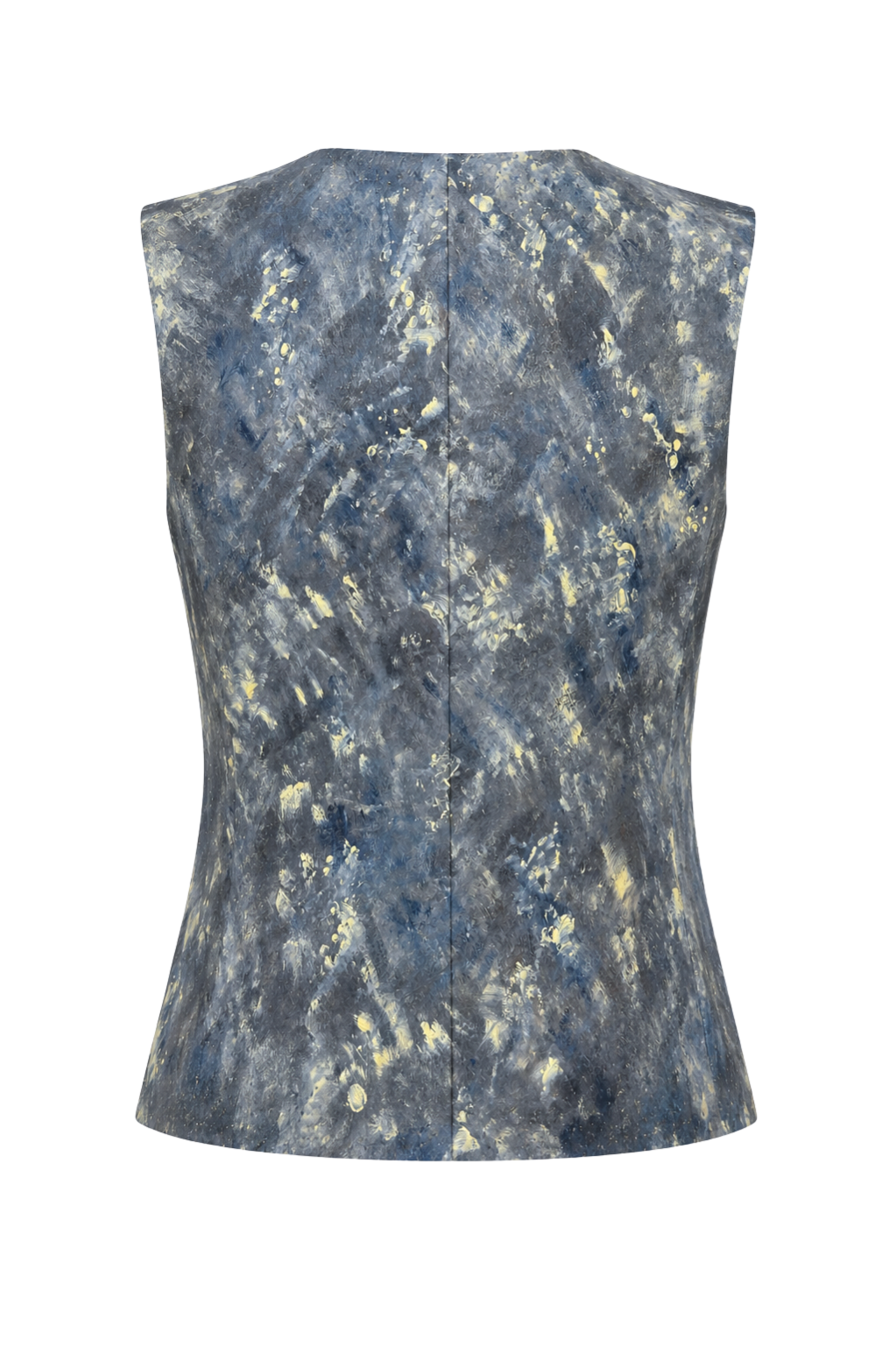 Claudia Vest Blue Gray