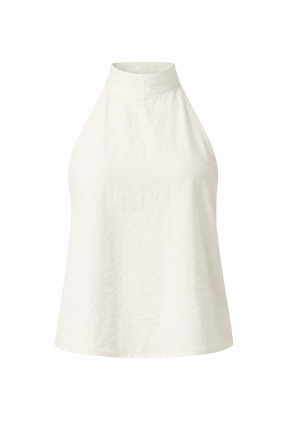 Halter Blouse Off White