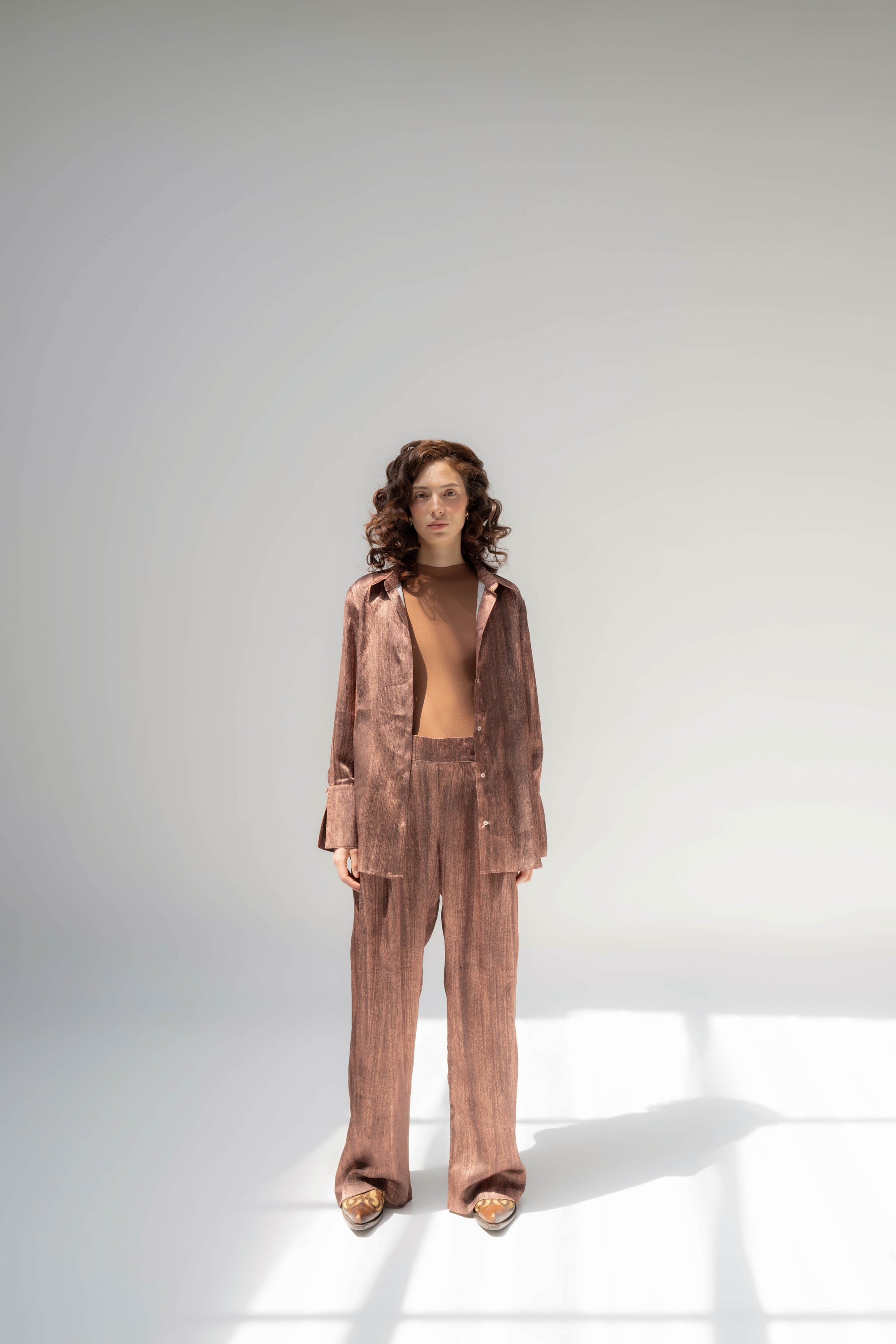 Acuarela Trousers - Bronce