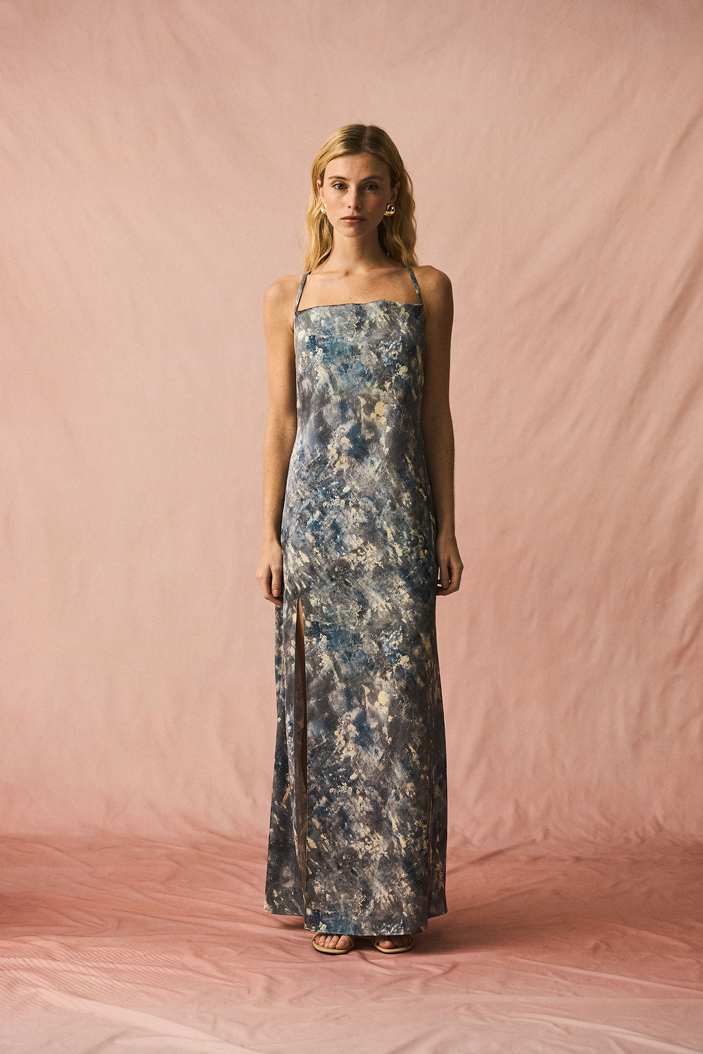 Sofía Dress Blue Gray