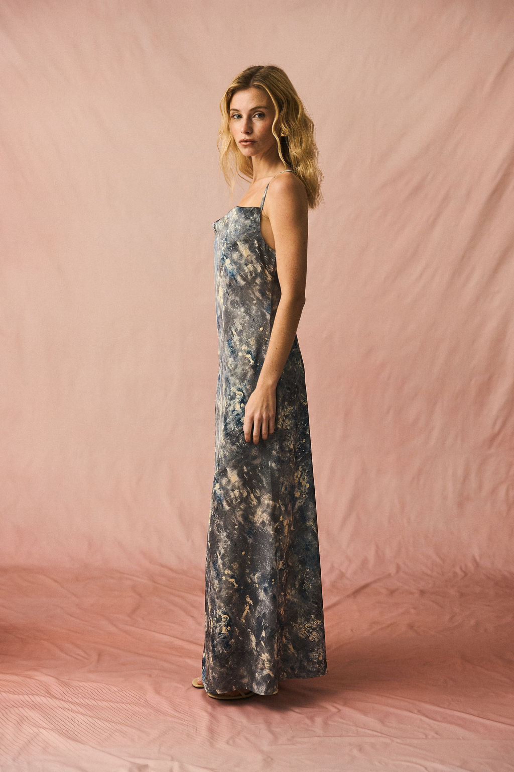 Sofía Dress Blue Gray