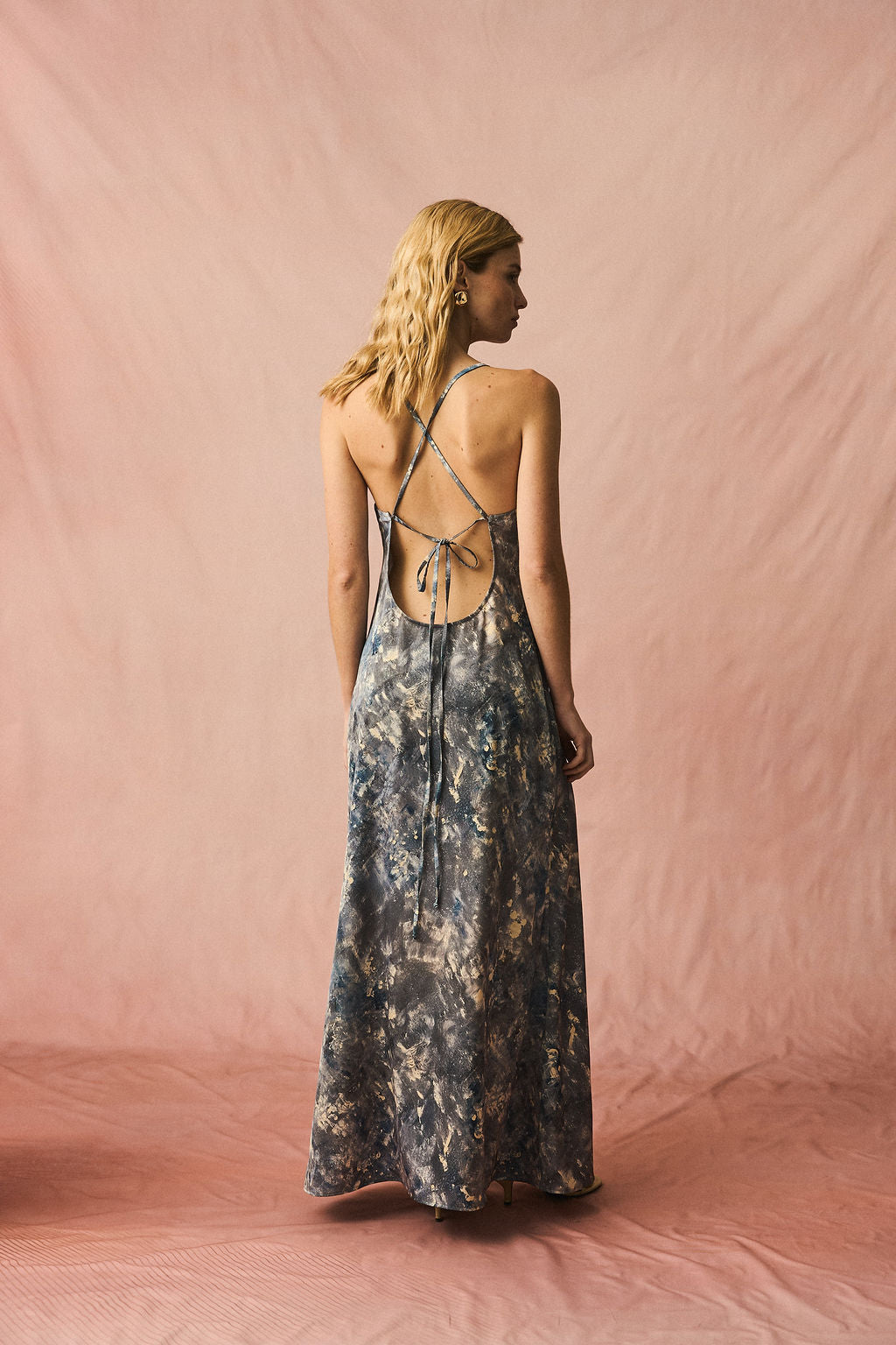 Sofía Dress Blue Gray