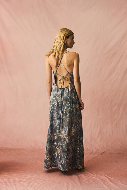 Sofía Dress Blue Gray