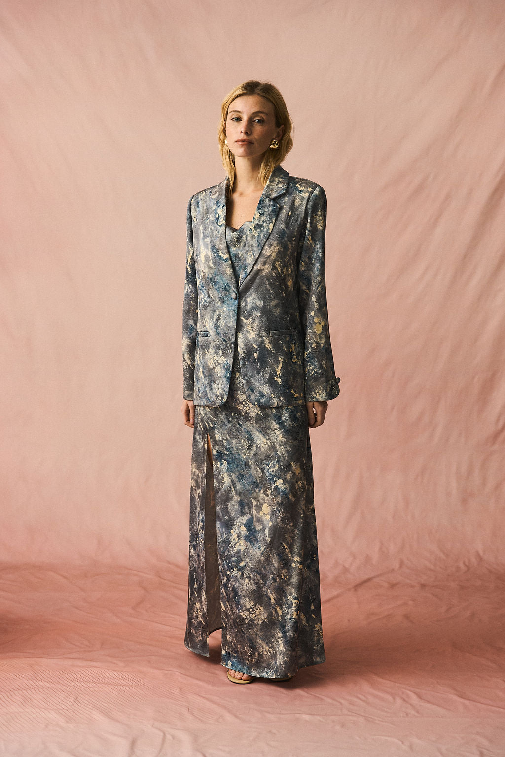 Sofía Dress Blue Gray