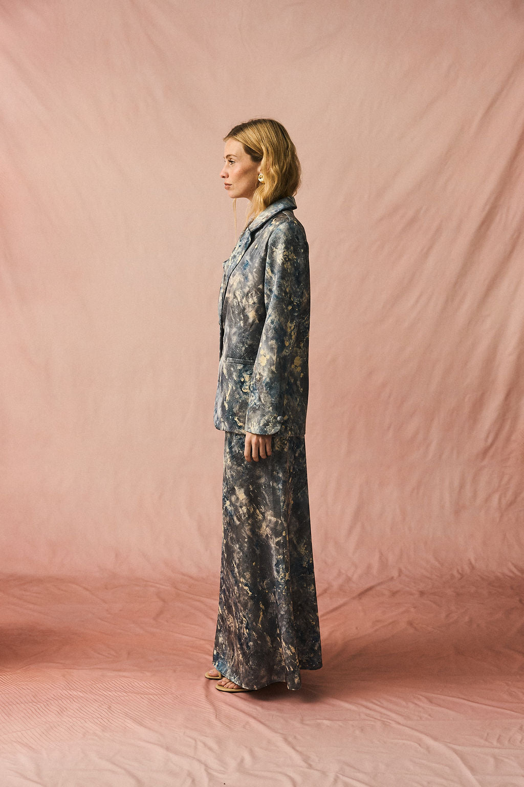 Grace Blazer Blue Gray