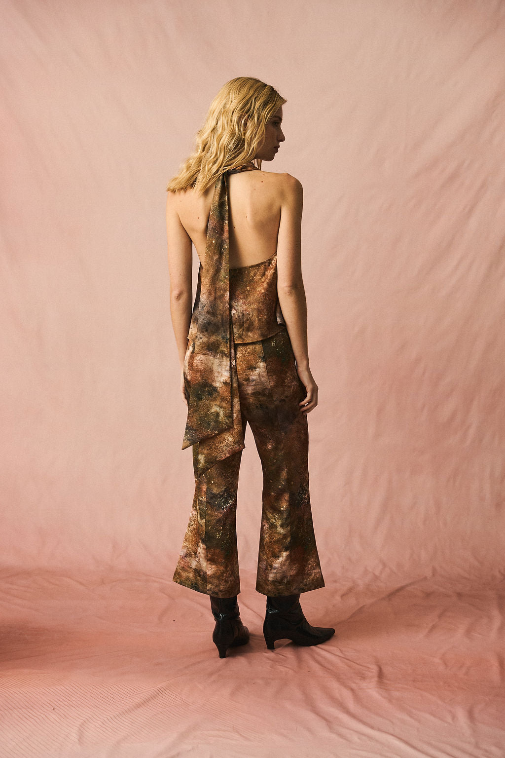 Draped Blouse Moss
