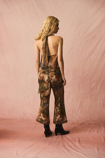 Draped Blouse Moss