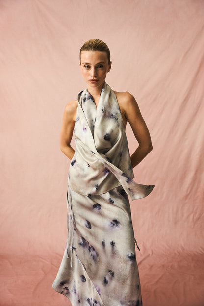 Draped Blouse Wild Mint