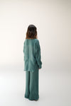 Bambina Long Sleeve - Green Water