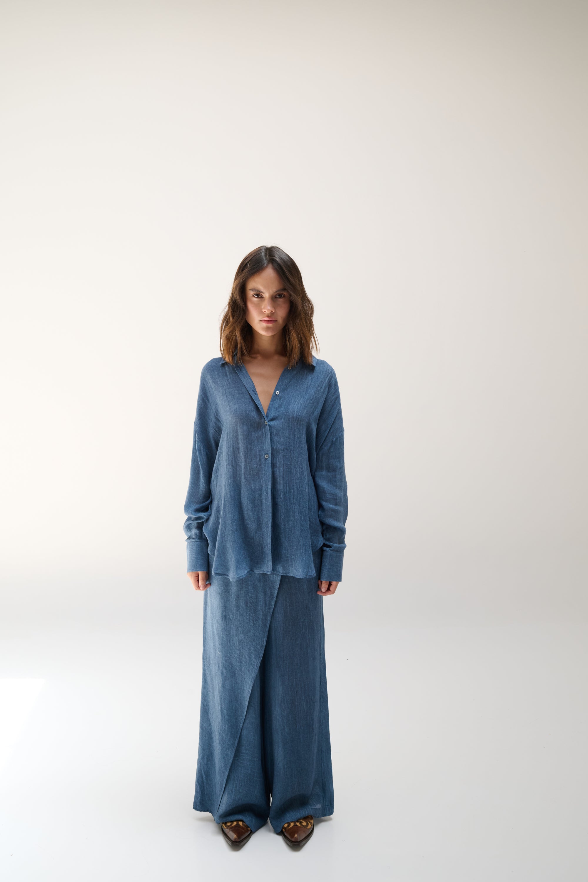 Bambina Long Sleeve - Indigo