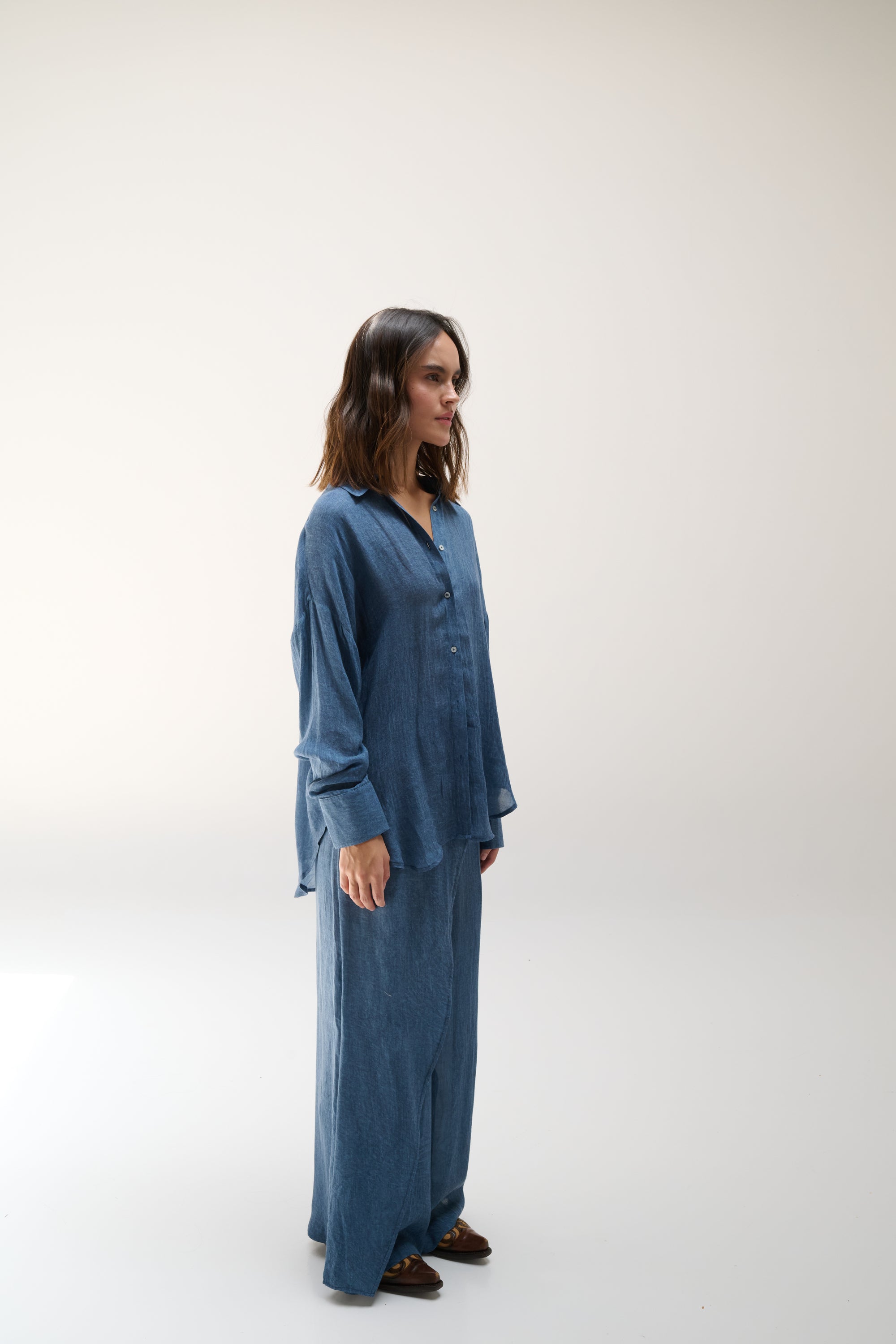 Bambina Long Sleeve - Indigo