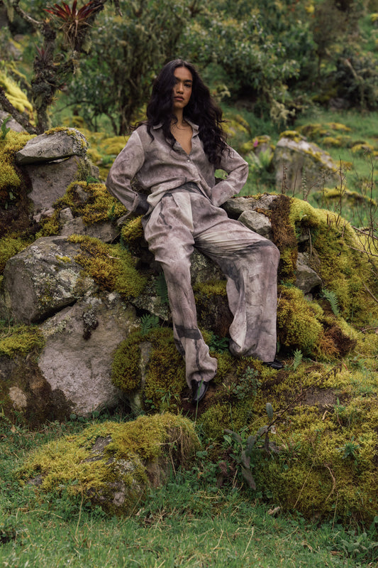 Acuarela Trousers-Charcoal