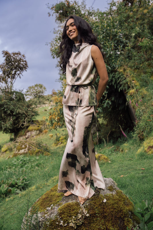 Vibeza Skirt-Pistia
